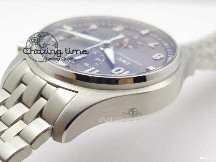 MIROTIME 0413 Pilot Spitfire Chrono ZF Best Edition Gray Dial On SS Bracelet A WrinkleFree 7357